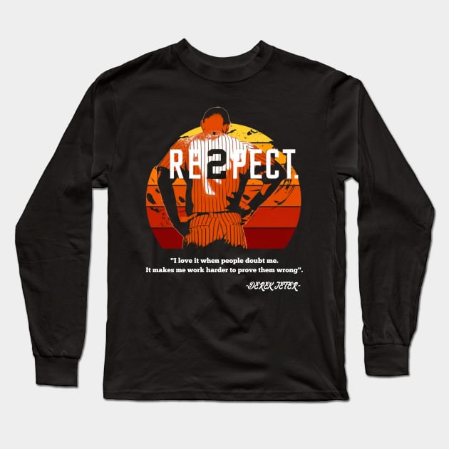 DEREK JETER Long Sleeve T-Shirt by GO WES